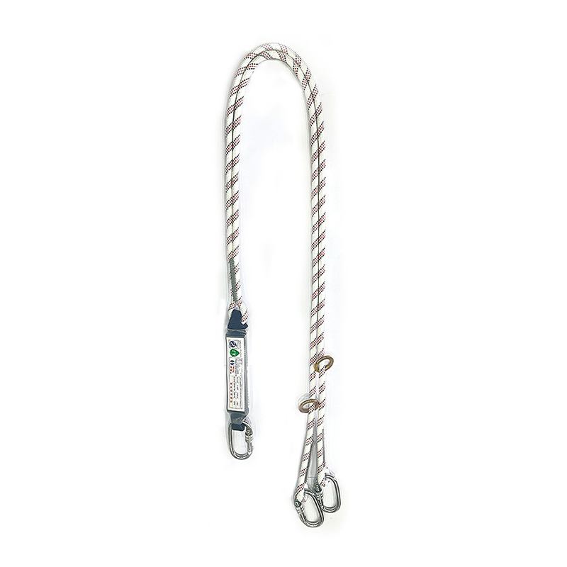 HT-S-0021 Energy Absorber Lanyard med 3 U-formede karabinhager